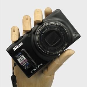 Nikon Coolpix S9500 Digital Camera | 18.1MP | Black